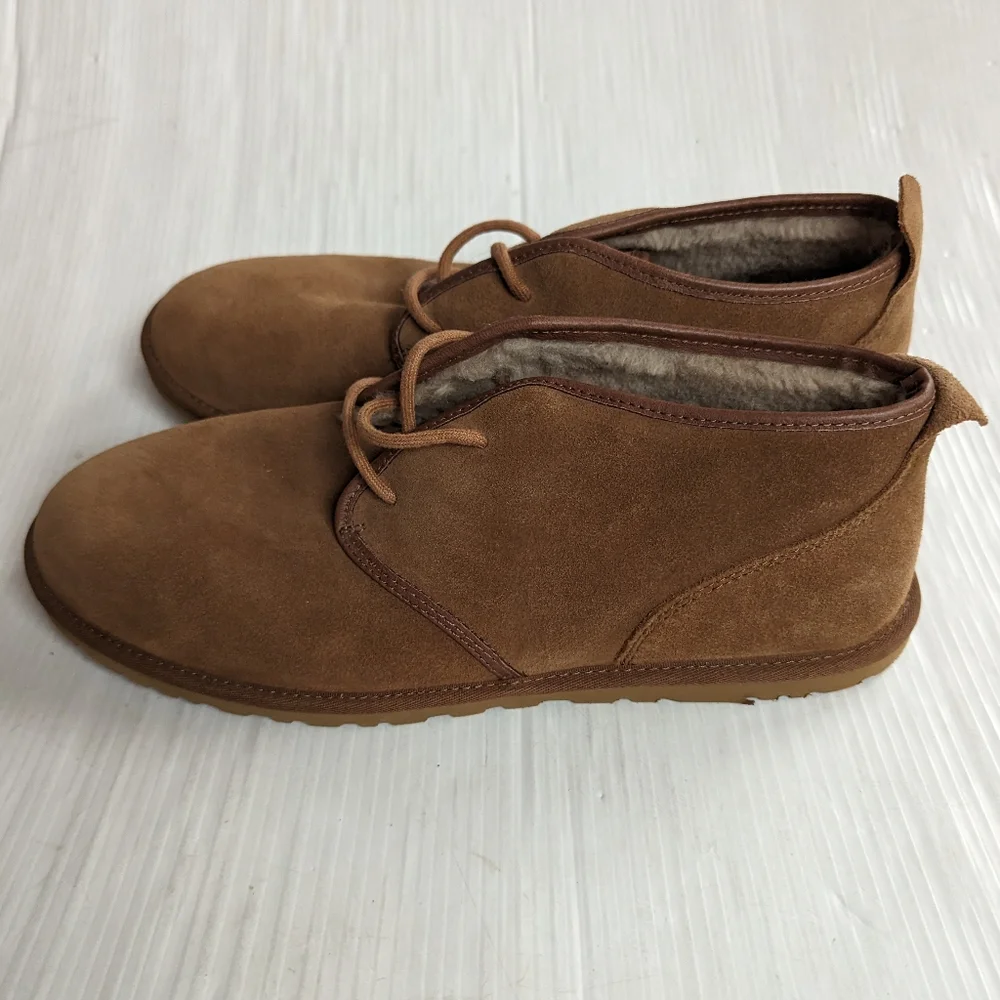 UGG Maksim Men's Cozy Fur lined Lace-up Chukka Ankle Boots Size 13b Hu
